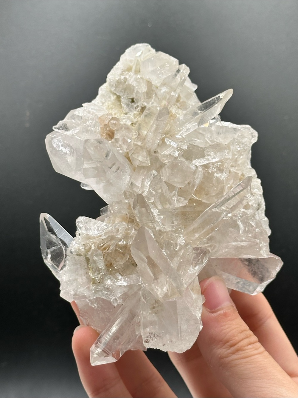 Arkansas Clear Quartz Cluster 🫧🤍🫧 ACQ34